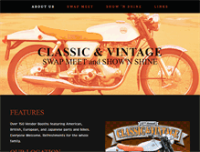 Tablet Screenshot of classicbikeswapmeet.com